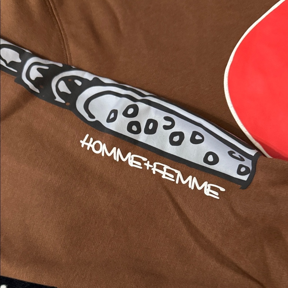 HOMME FEMME CALI TO NYC HOODIE CHOCOLATE - Picture 12 of 15